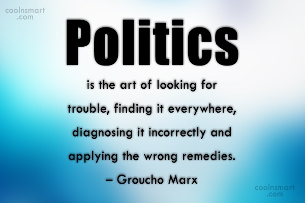 politics is the art of - What politics