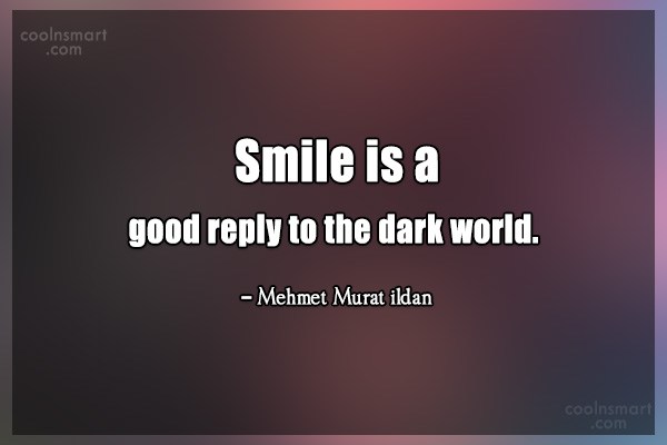 Simple smile quotes
