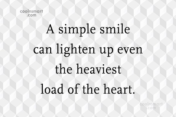 Quotes simple smile 50 Innocent