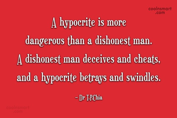 Hypocrisy Quotes Sayings About Being Fake Images Why Islam Of The Three Gre...