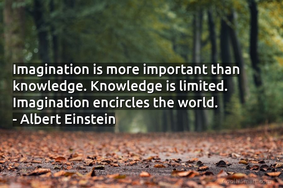 imagination is more important than knowledge essay pdf