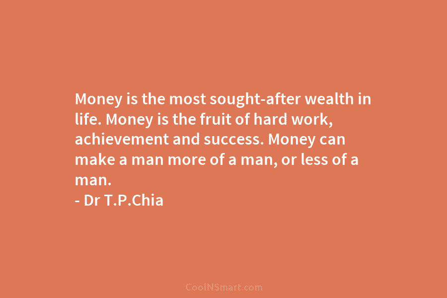 Money is the most sought-after wealth in life. Money is the fruit of hard work, achievement and success. Money can...