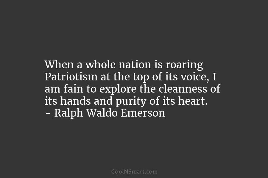 When a whole nation is roaring Patriotism at the top of its voice, I am...