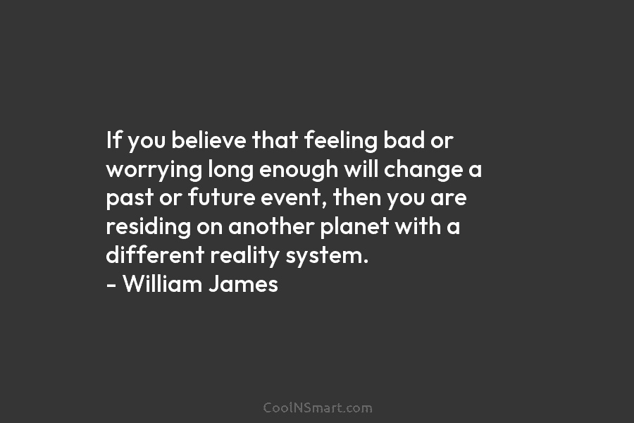 If you believe that feeling bad or worrying long enough will change a past or future event, then you are...