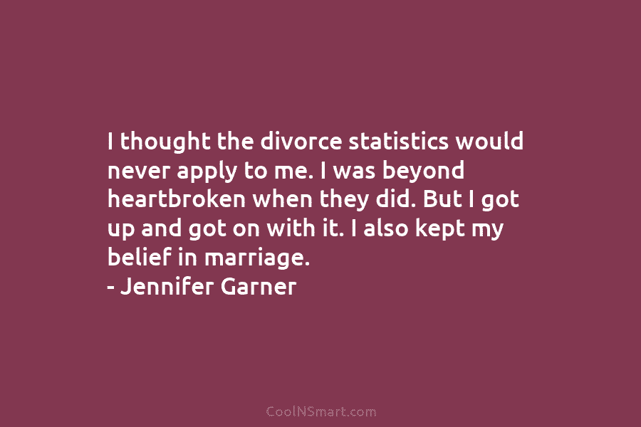 I thought the divorce statistics would never apply to me. I was beyond heartbroken when...