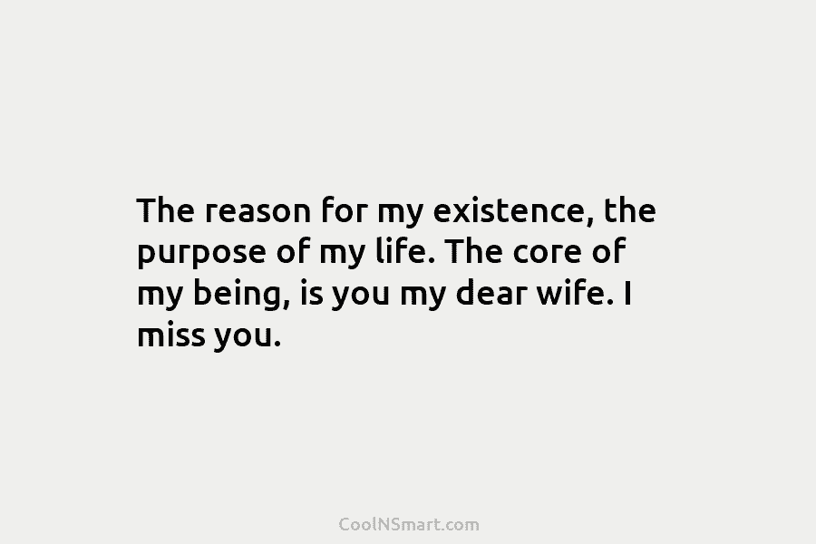 The reason for my existence, the purpose of my life. The core of my being,...