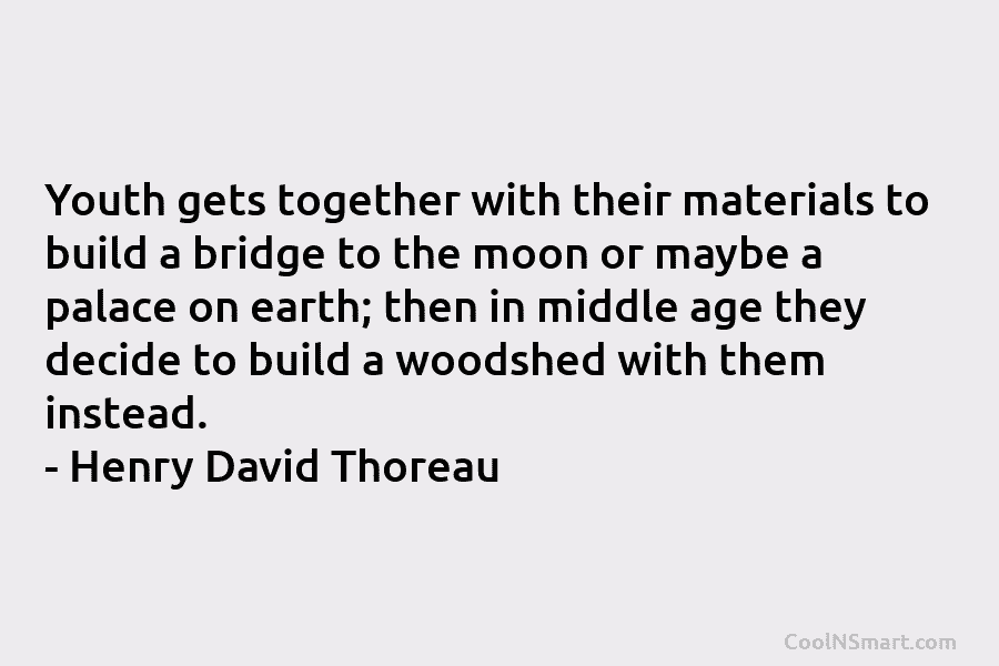 Youth gets together with their materials to build a bridge to the moon or maybe a palace on earth; then...