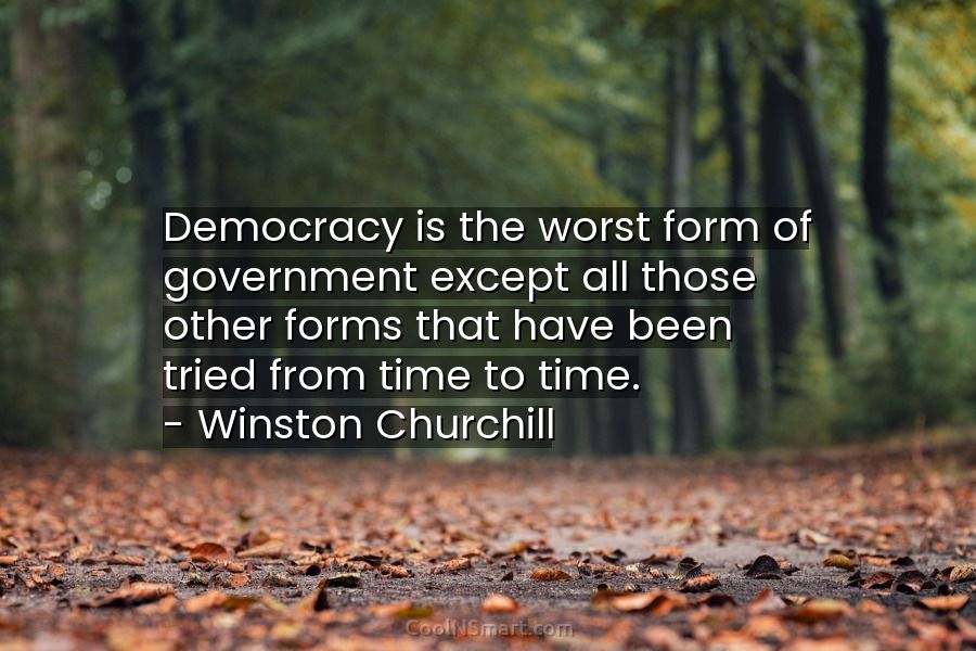 churchill democracy quote