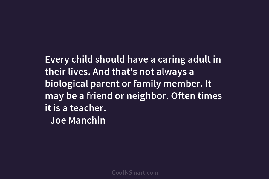 Every child should have a caring adult in their lives. And that’s not always a...
