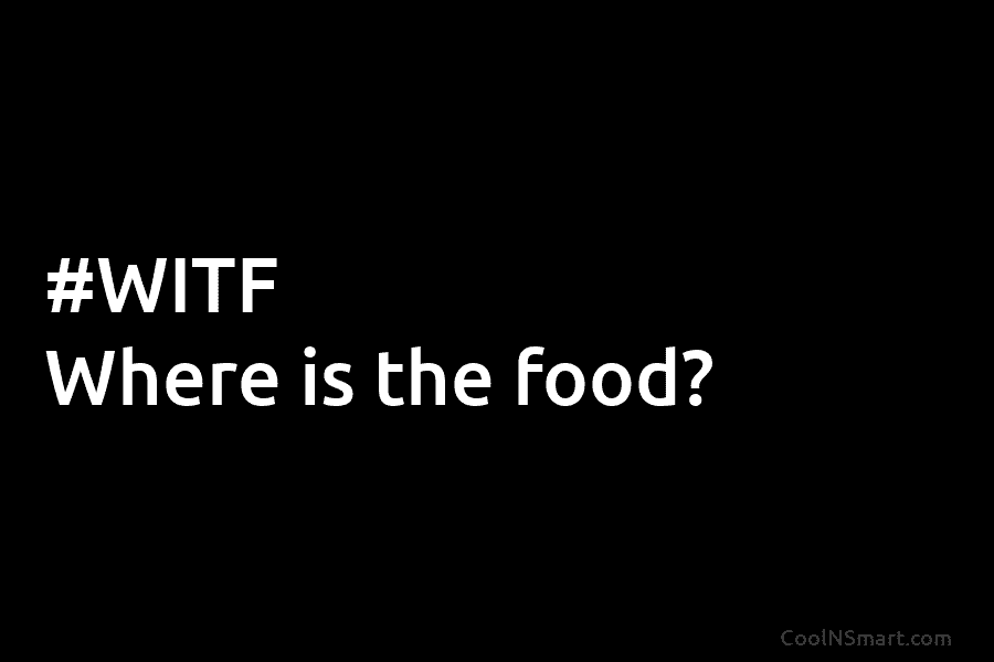 #WITF Where is the food?