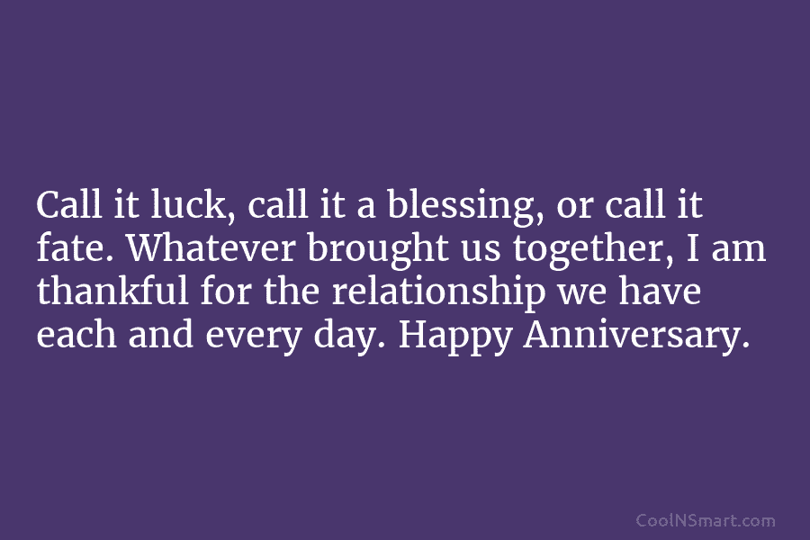 Call it luck, call it a blessing, or call it fate. Whatever brought us together,...