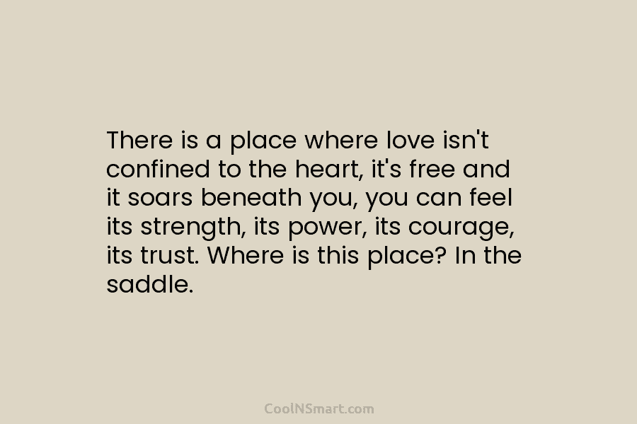 There is a place where love isn’t confined to the heart, it’s free and it...