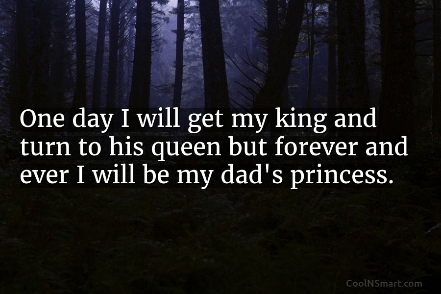 Quote: One day I will get my king and turn to his queen... - CoolNSmart