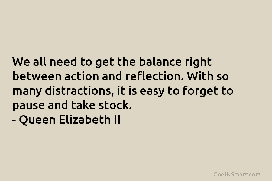 We all need to get the balance right between action and reflection. With so many distractions, it is easy to...