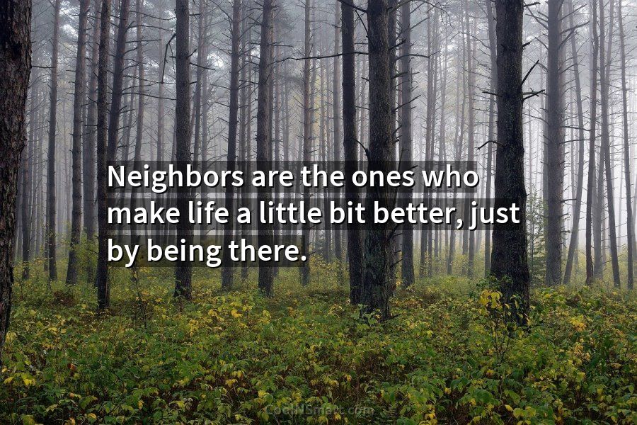 23 Funny Bad Neighbor Quotes Kadixanthe