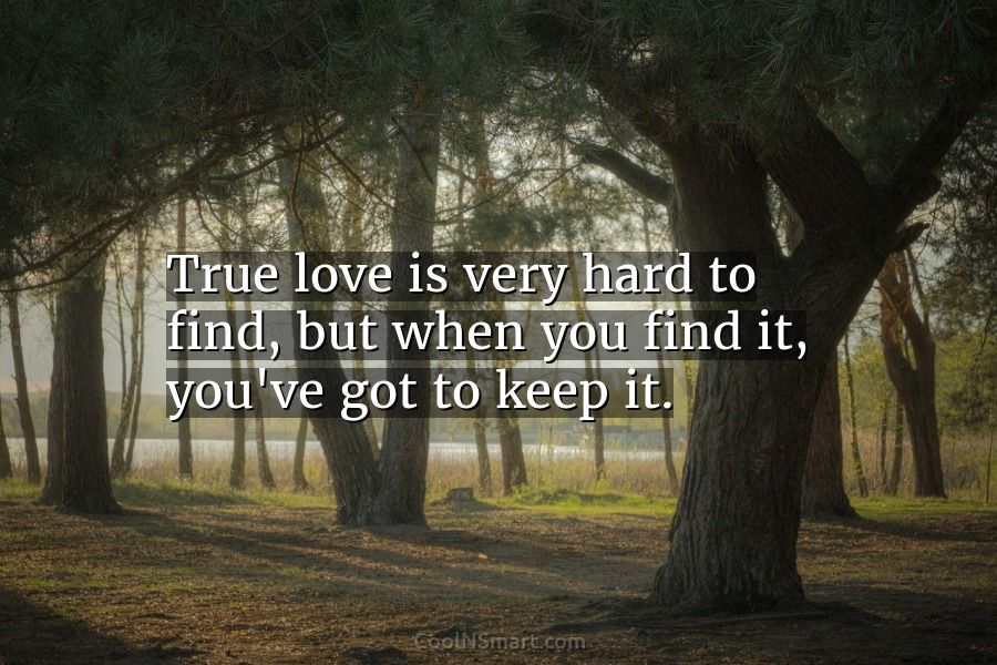 true love is hard to find essay
