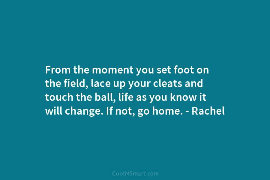 From the moment you set foot on the field, lace up your cleats and touch...
