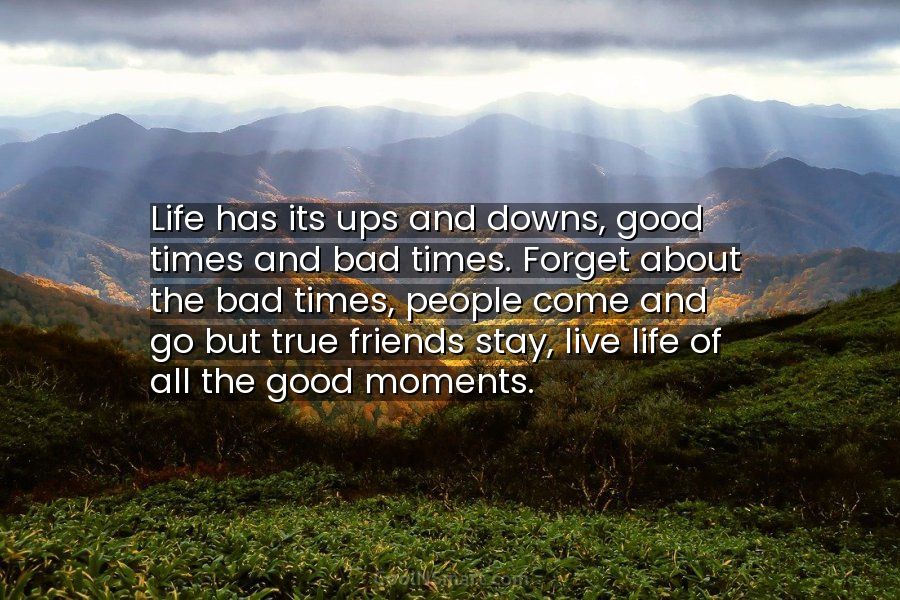 life is a journey of ups and downs quotes